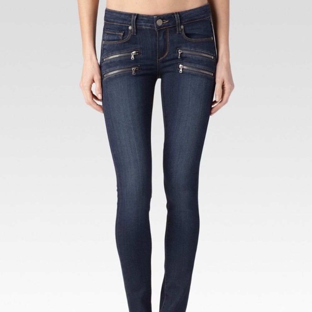 Paige zipper jeans